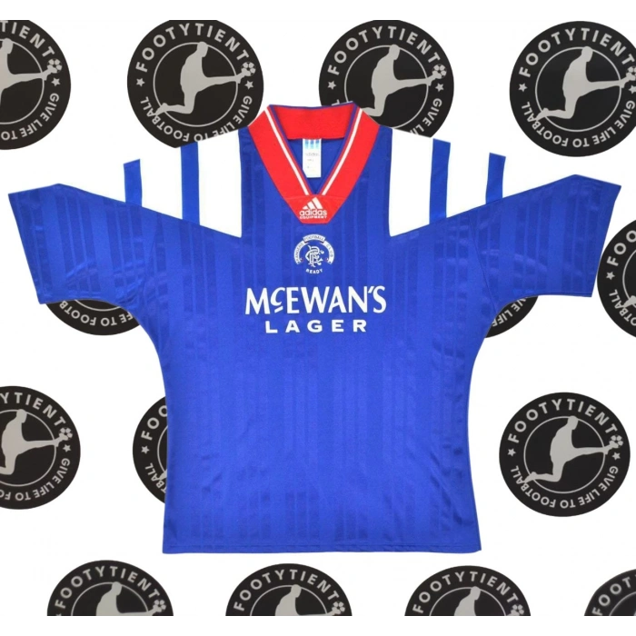 Glasgow Rangers 1992 - 1994 Retro Forma