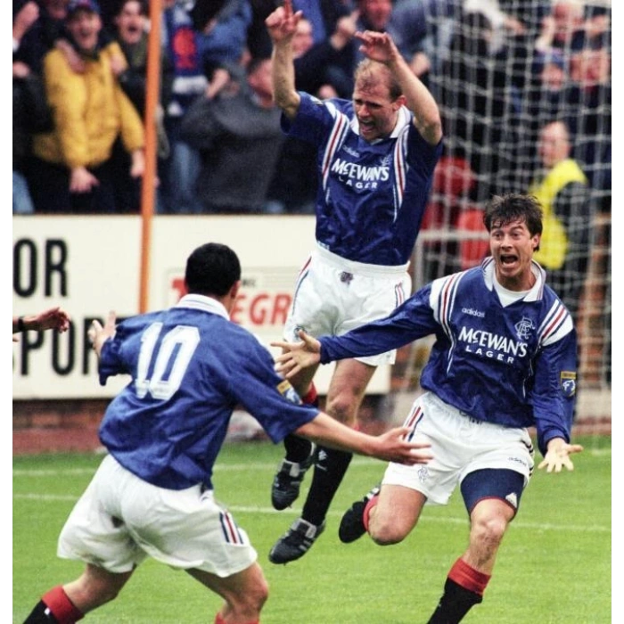Glasgow Rangers 1996 - 1997 Retro Forma