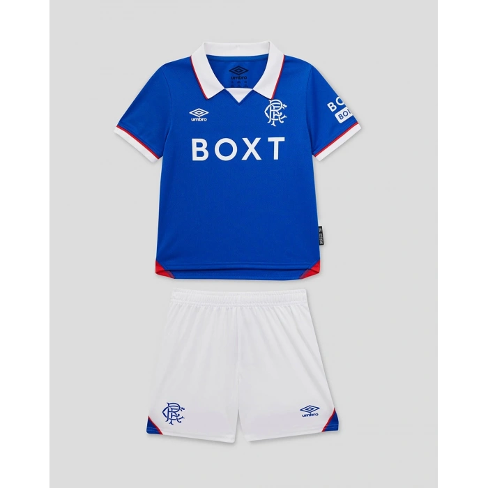 Glasgow Rangers 2025-2026 Çocuk Forma & Şort Seti Home