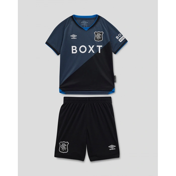 Glasgow Rangers 2025-2026 Çocuk Forma & Şort Seti Third