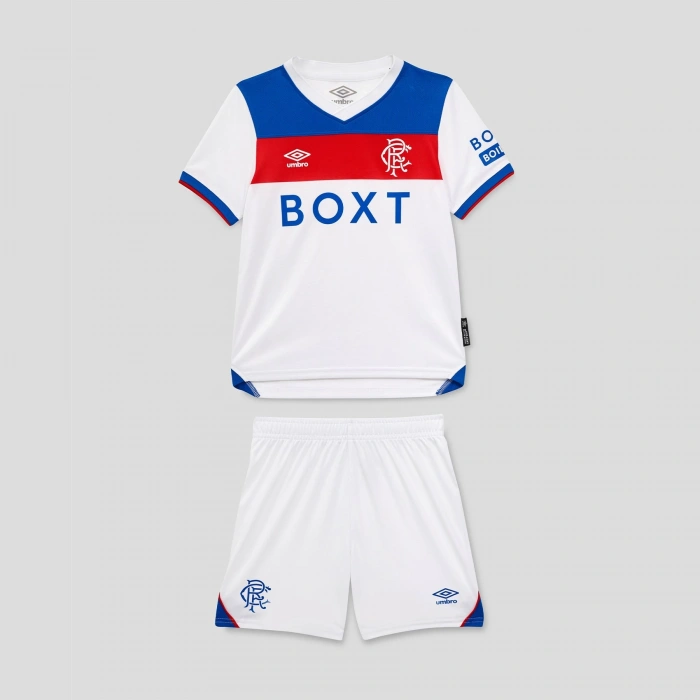Glasgow Rangers 2025-2026 Çocuk Forma & Şort Seti Away