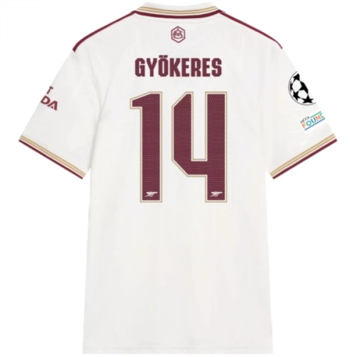 HEMEN KARGO - Arsenal 2025-2026 Authentic - Profesyonel Maç Forması Third - GYÖKERES - 14