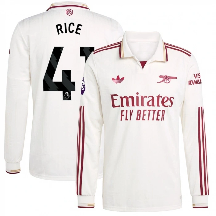 HEMEN KARGO - Arsenal 2025-2026 Profesyonel Forma Uzun Kol - Third RICE - 41