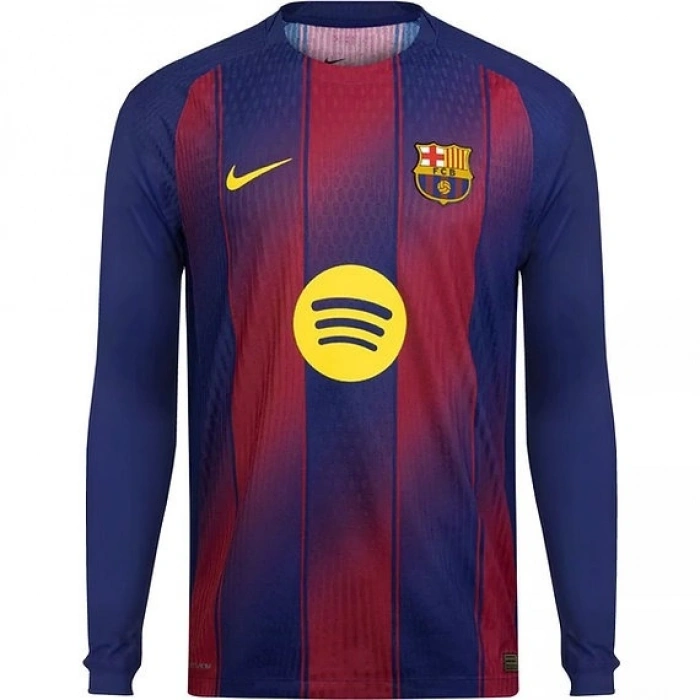 HEMEN KARGO - Barcelona 2025-2026 Profesyonel Forma Uzun Kol - Home