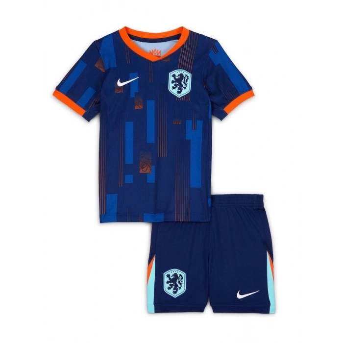 Hollanda Euro 2024 Çocuk Forma & Şort Seti Away