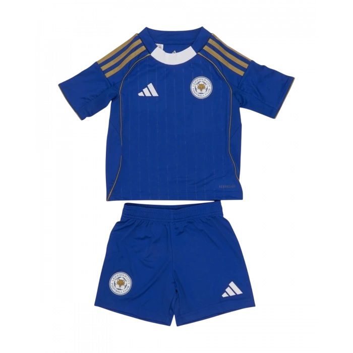 Leicester City 2025-2026 Çocuk Forma & Şort Seti Home