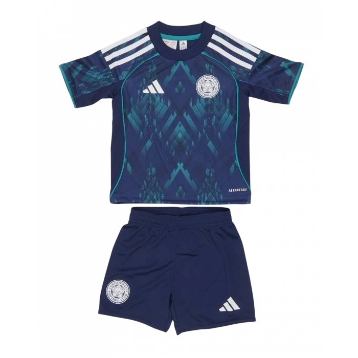 Leichester City 2025-2026 Çocuk Forma & Şort Seti Away