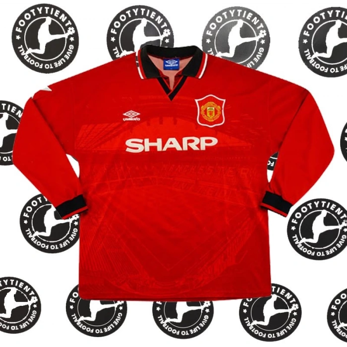 Manchester United 1994 - 1996 Uzunkol Retro Forma
