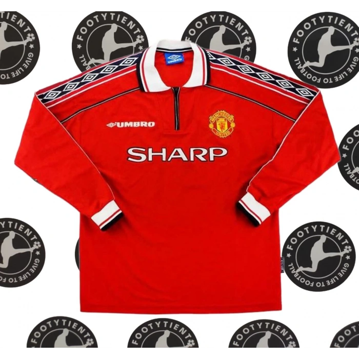Manchester United 1998 - 2000 Uzunkol Retro Forma