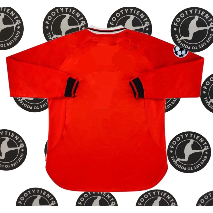 Manchester United 1999 Şampiyonlar Ligi Finali Uzunkol Retro Forma