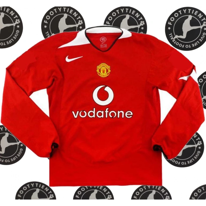 Manchester United 2004 - 2006 Uzunkol Retro Forma