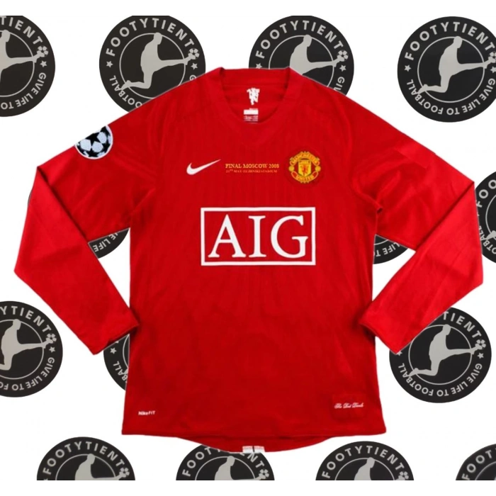 Manchester United 2007 - 2009 Uzunkol Retro Forma