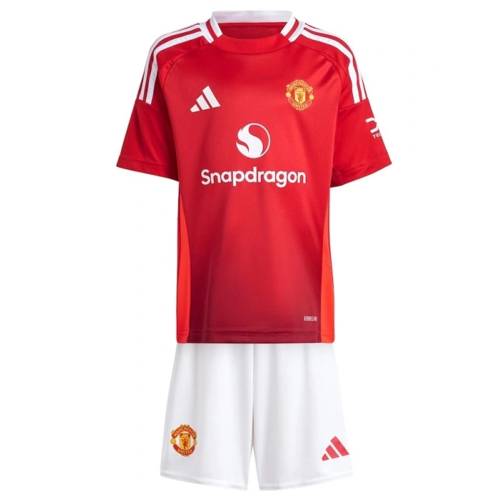 Manchester United 2024-2025 Çocuk Seti Forma & Şort Home