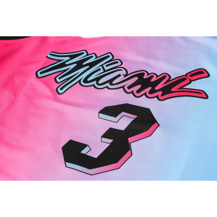 Miami Heat 2020-2021 Dwyane Wade 3 Swingman Authentic Forma