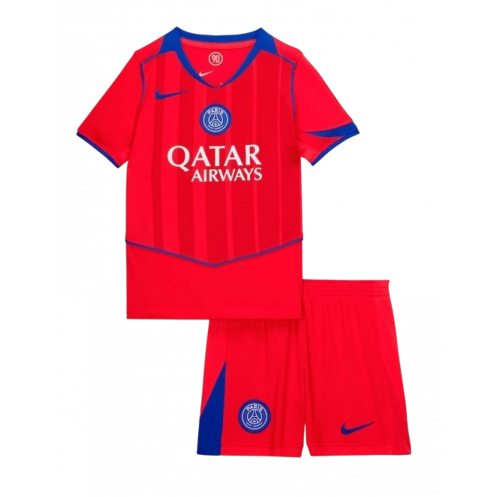Paris Saint Germain 2025-2026 Çocuk Forma & Şort Seti Third