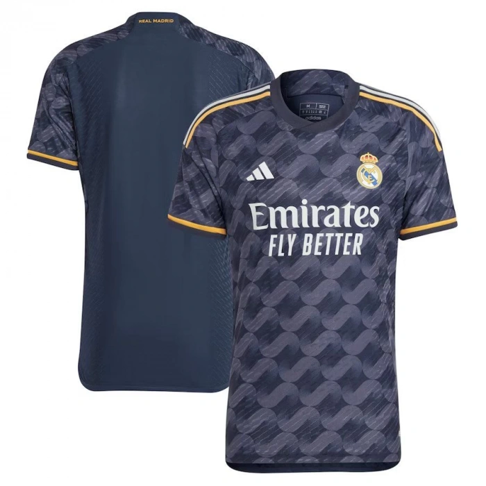 HEMEN KARGO - Real Madrid 2023 - 2024 Authentic -Profesyonel Retro Maç Forması- Away - L La Liga+Fifa Gold Patch ve 8 KROOS Yazılı