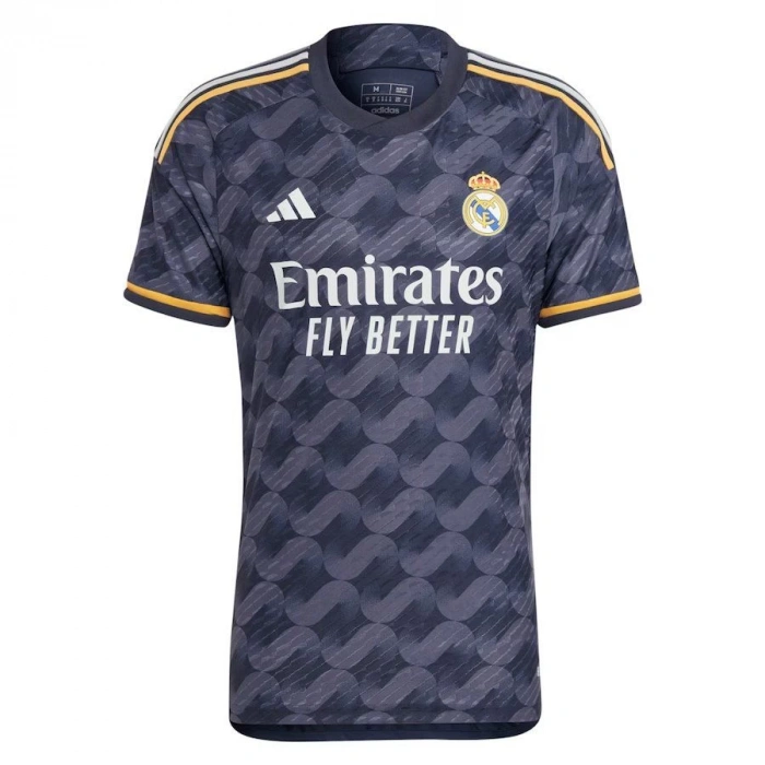 HEMEN KARGO - Real Madrid 2023 - 2024 Authentic -Profesyonel Retro Maç Forması- Away - L La Liga+Fifa Gold Patch ve 8 KROOS Yazılı
