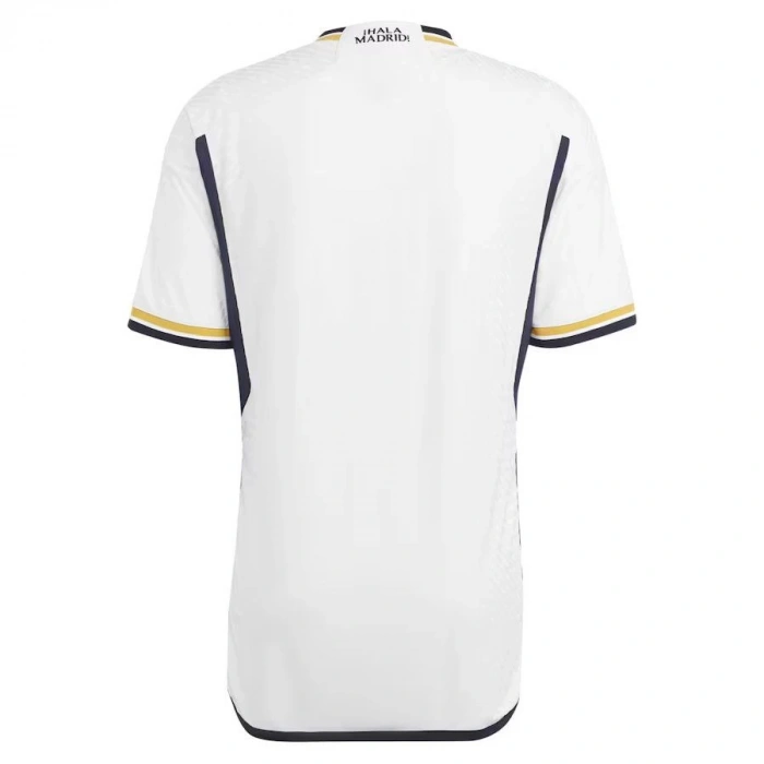 HEMEN KARGO - Real Madrid 2023 - 2024 Authentic -Profesyonel Retro Maç Forması- Home - L  7 Numara - Champions Legaue Patch