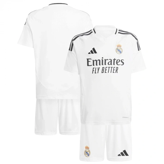 Real Madrid 2024-2025 Çocuk Seti Forma & Şort Home