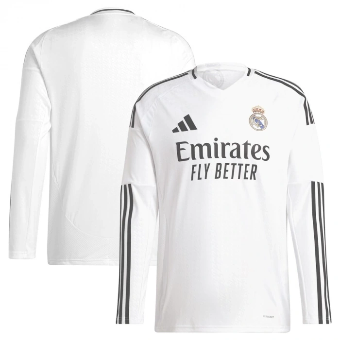 Real Madrid 2024-2025 Uzun Kol Forma Home