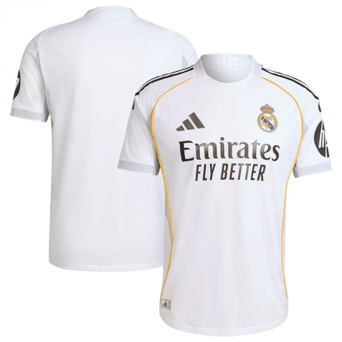 Real Madrid 2025-2026 Authentic - Profesyonel Maç Forması Home