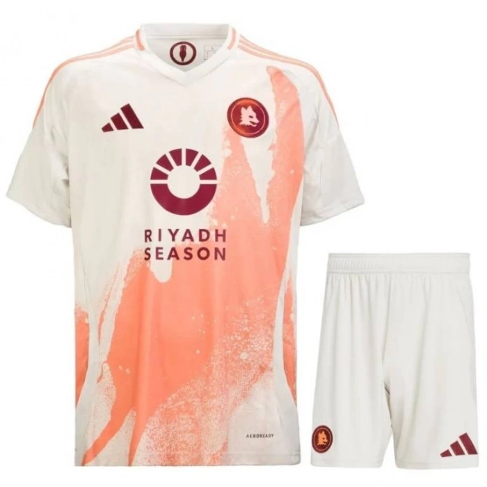 Roma 2024-2025 Çocuk Forma & Şort Seti Away