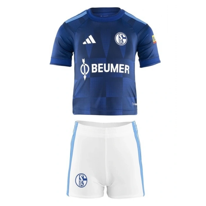 Schalke 04 2026-2027 Çocuk Forma & Şort Seti Home