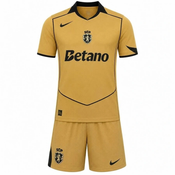 Sporting Lizbon 2026-2027 Çocuk Forma & Şort Seti Away