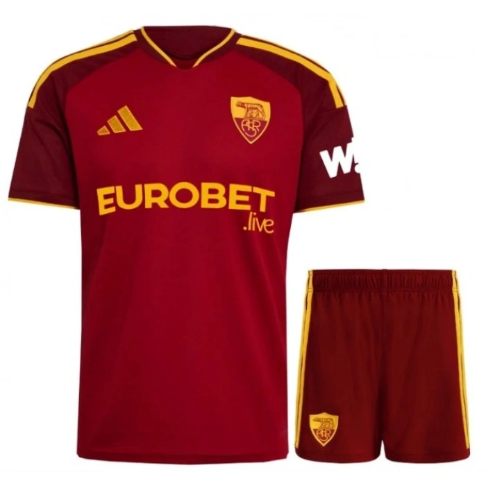Roma 2026-2027 Çocuk Forma & Şort Seti Home