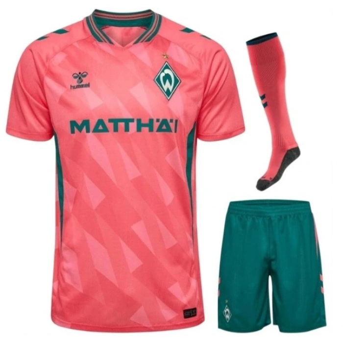 Werder Bremen 2026-2027 Çocuk Forma & Şort Seti Third