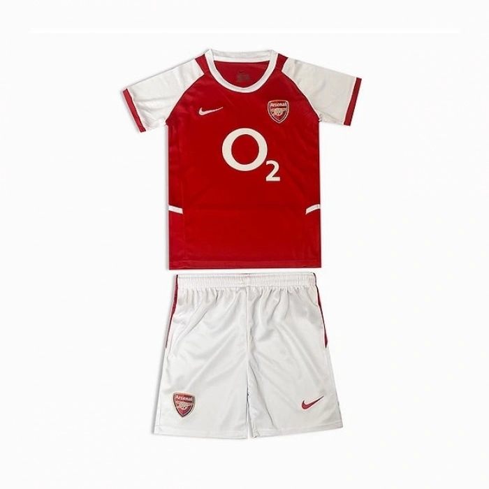 Arsenal 2002-2004 Retro Çocuk Forma & Şort Seti Home