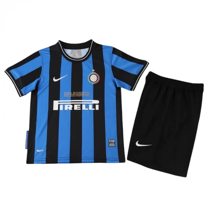 Inter 2010 Retro Çocuk Forma & Şort Seti Home