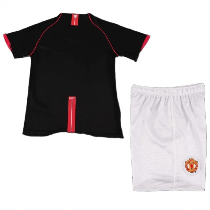 Manchester United 2007-2008 Retro Çocuk Forma & Şort Seti Away