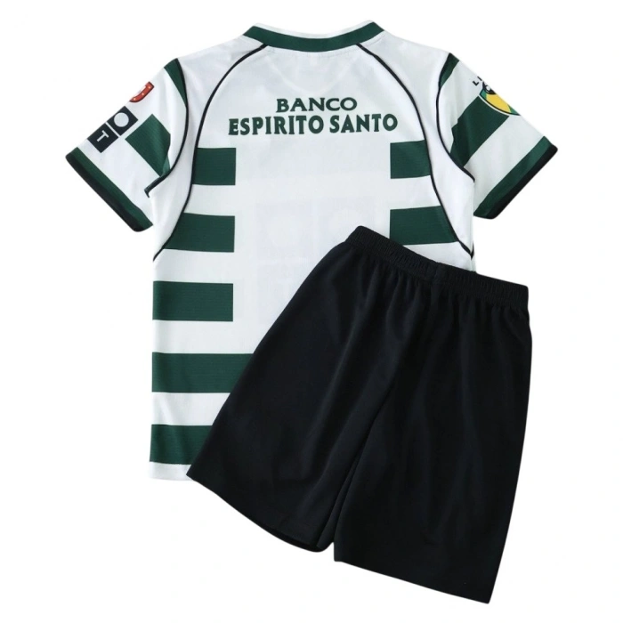 Sporting Cp 2001 Retro Çocuk Forma & Şort Seti Home