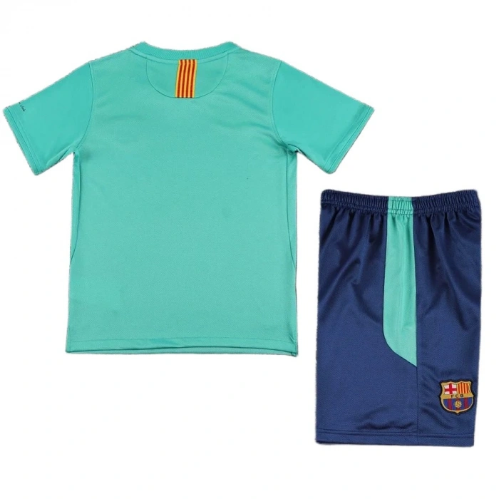 Barcelona 2010-2011 Retro Çocuk Forma & Şort Seti Away