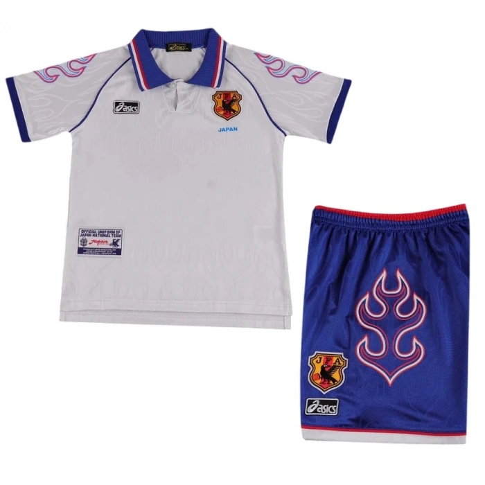 Japonya 1998 Retro Çocuk Forma & Şort Seti Away