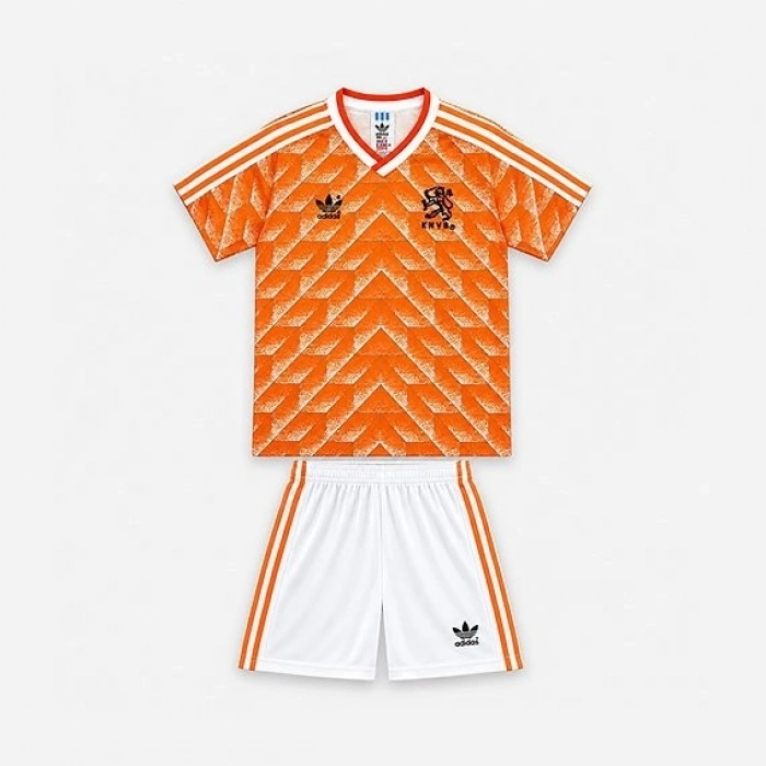 Hollanda 1988 Retro Çocuk Forma & Şort Seti Home