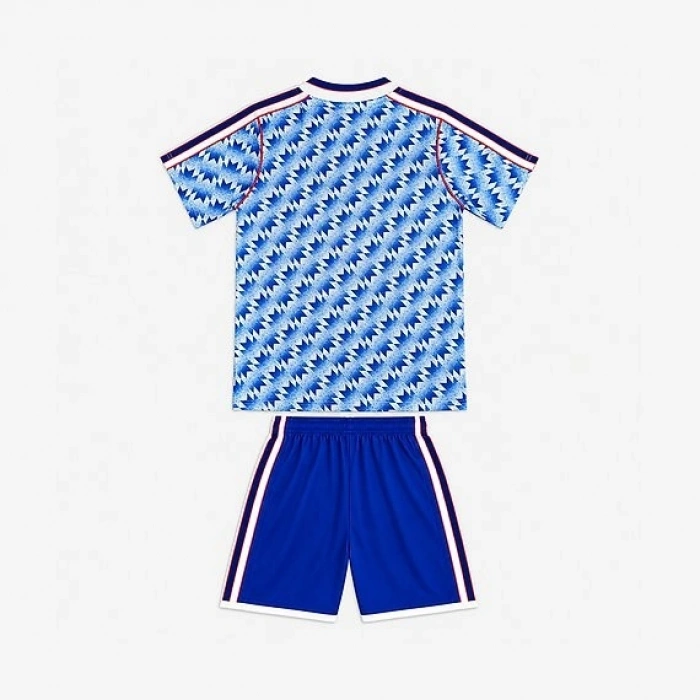 Manchester United 1990 Retro Çocuk Forma & Şort Seti Away