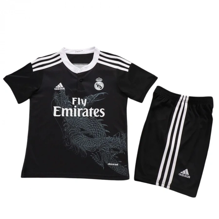 Real Madrid 2014-2015 Retro Çocuk Forma & Şort Seti Away