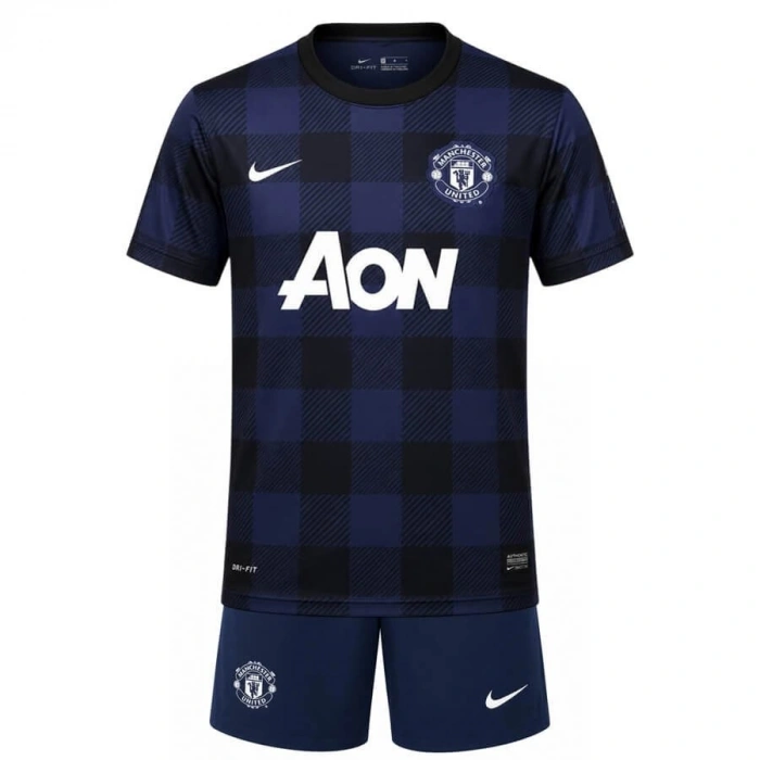 Manchester United 2013 Retro Çocuk Forma & Şort Seti Away