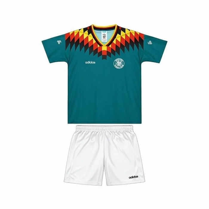 Almanya 1994 Retro Çocuk Forma & Şort Seti Away