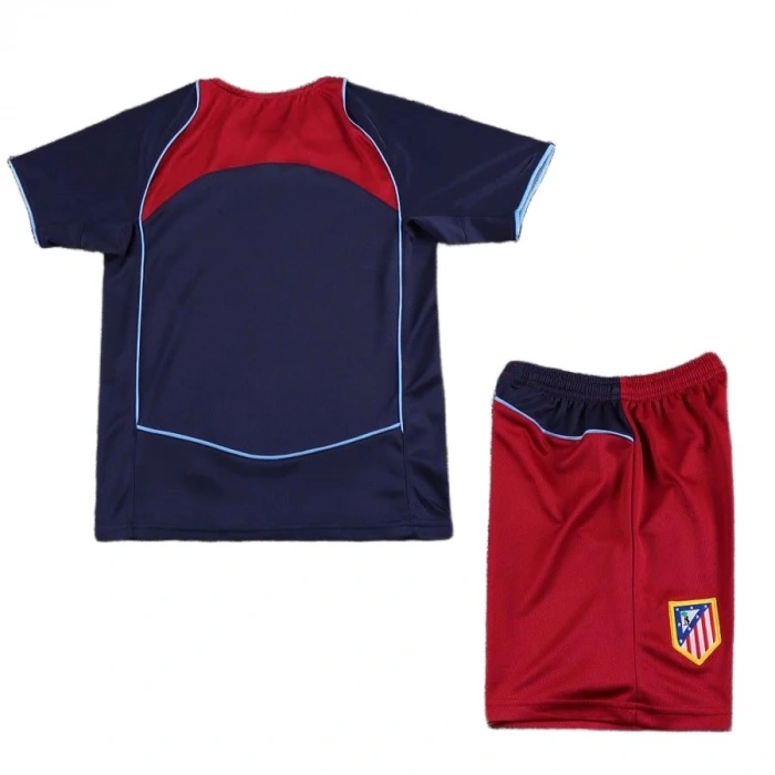 Atletico Madrid 2004-2005 Retro Çocuk Forma & Şort Seti Away