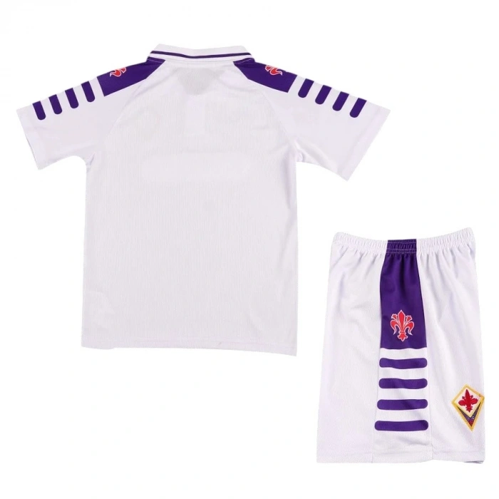 Fiorentina 1998 Retro Çocuk Forma & Şort Seti Away