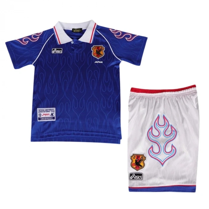 Japonya 1998 Retro Çocuk Forma & Şort Seti Home