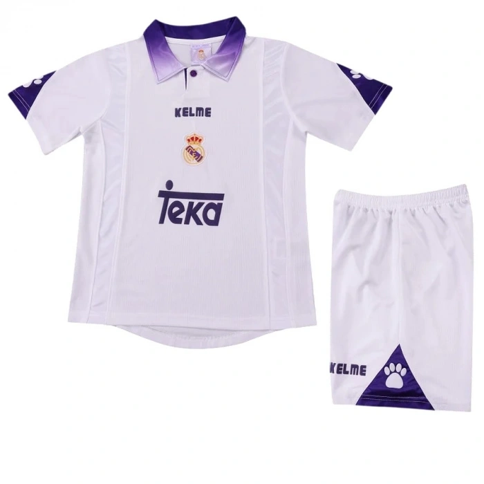 Real Madrid 1997 Retro Çocuk Forma & Şort Seti Home
