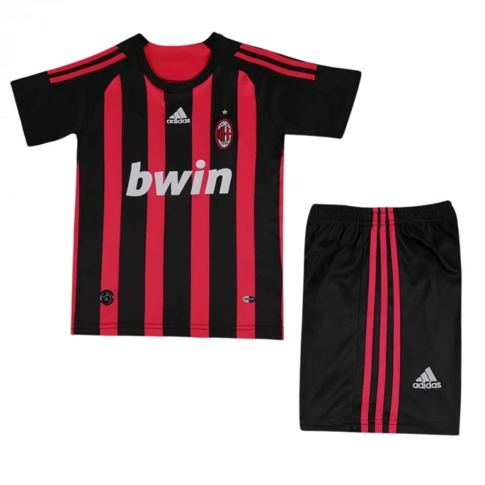 Milan 2008 Retro Çocuk Forma & Şort Seti Home