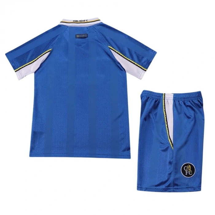 Chelsea 1997-1999 Retro Çocuk Forma & Şort Seti Home