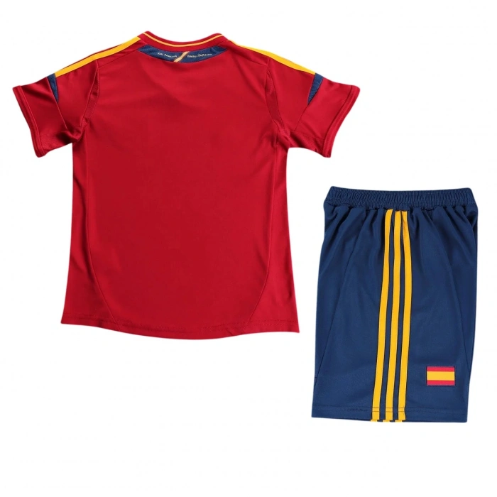 İspanya 2012 Retro Çocuk Forma & Şort Seti Home