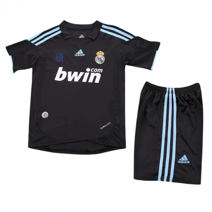 Real Madrid 2009-2010 Retro Çocuk Forma & Şort Seti Away