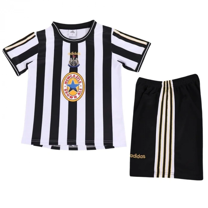 Newcastle United 1997-1999 Retro Çocuk Forma & Şort Seti Home